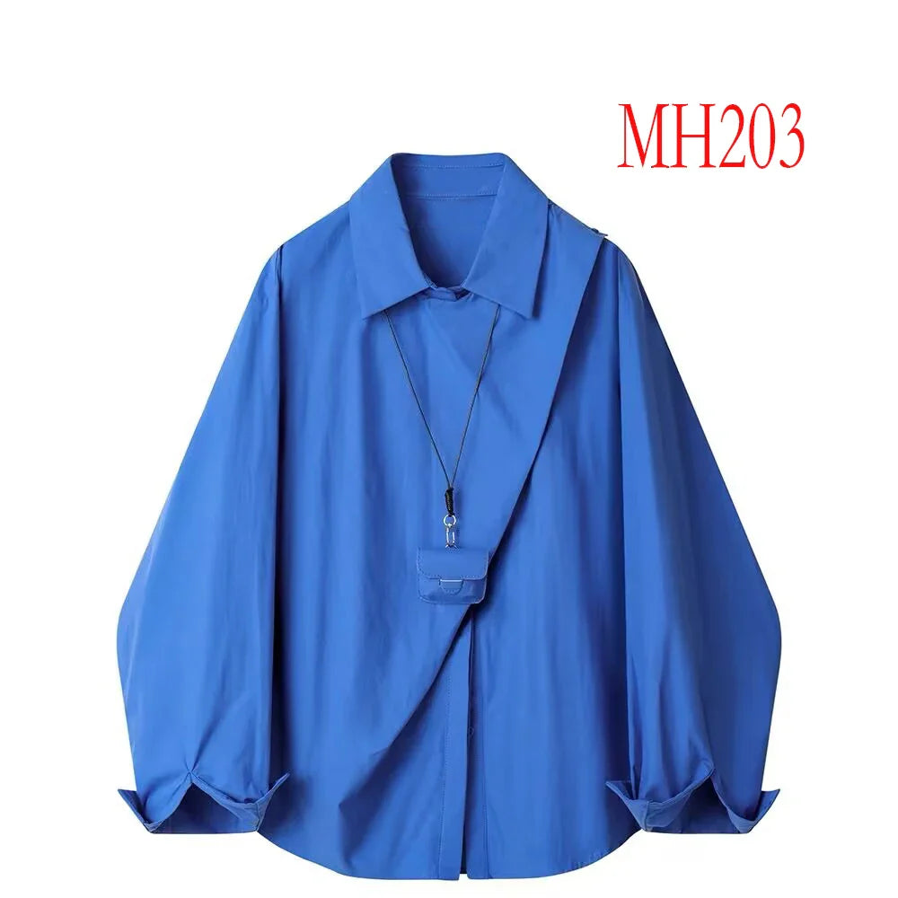 Men's solid color cotton linen suit, linen cotton blend suit collar, short sleeved shirt with quarter length pants MH203