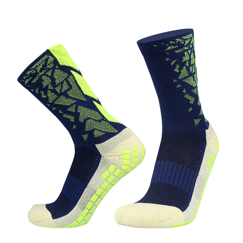 Silicone Anti Slip Football Socks Takraw Men Women Sport Basketball Grip Soccer Socks
