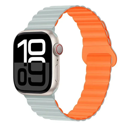 Magnetic Strap For Apple Watch Bands 46mm 42mm 49mm 45mm 44mm 41mm Silicone Sport Bracelet iWatch Series ultra 10 9 8 7 6 5 SE