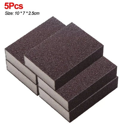 1/10Pcs Rust Remove Sponge Carborundum Eraser Household Cleaning Brush Descaling Scouring Sponges Rub Cooktop Pot Kitchen Tools