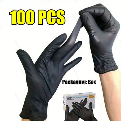 Kitchen Dishwashing Anti-Oil Gloves No Odor High Elasticity High Fit Household Hygiene Nitrile Gloves Multiple Specifications