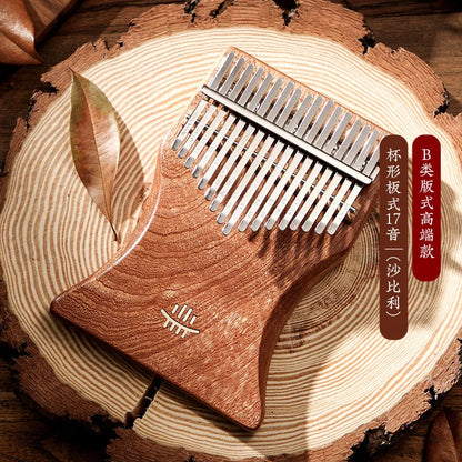 Hluru Professional Kalimba 17 Key Thumb Piano High-quality Kalimba 17 Key Finger Piano Beginners Portable Music Instrument