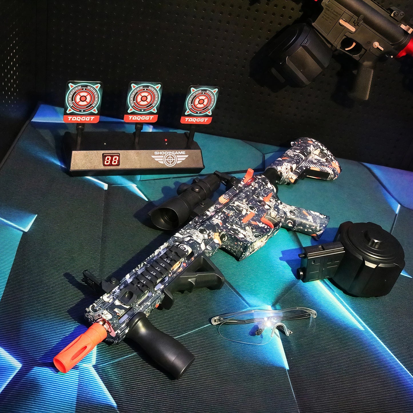 M416 Electric Gel Ball Blaster Toy Gun£¬ Manual/Automatic Mode  , Rechargeable - Suitable for Summer Outdoor Shooting Games