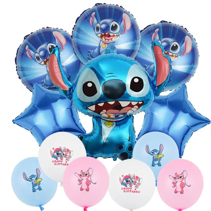 Disney Stitch Birthday Party Balloons Lilo & Stitch Balloon Sets Baby Shower for Kids Birthday Party Decorations Supplies Gifts