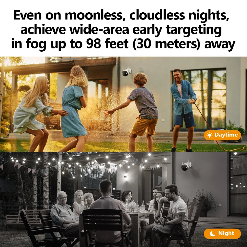 IMOU Bullet 2E 5MP 3K Built-in Spotlight Full Color WiFi Camera Outdoor IP67 Waterproof Home Security Human Detect IP Camera