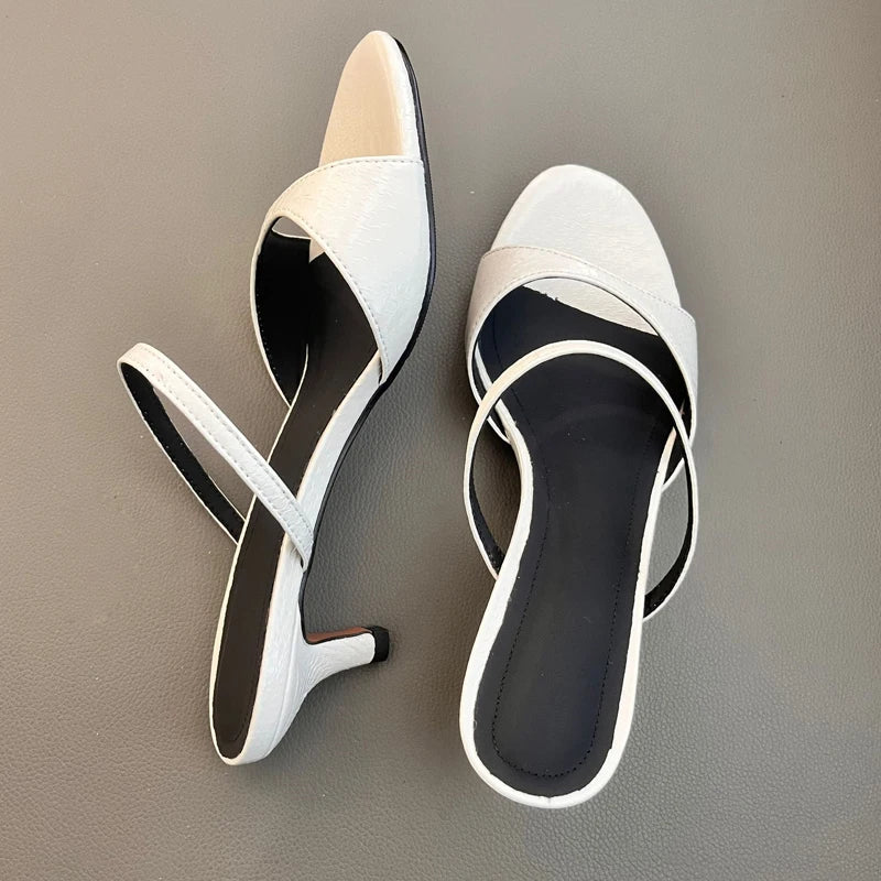 JOZHAMTA Size 34-43 Women Real Leather Casual Flats Slippers Comfort Slides Sandals Soft  Fashion 2025 Daily Home Outdoor