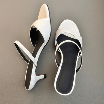 JOZHAMTA Size 34-43 Women Real Leather Casual Flats Slippers Comfort Slides Sandals Soft  Fashion 2025 Daily Home Outdoor