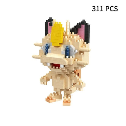 Building Blocks Assembly Anime Picachu Charizard Doll Blastoise Bulbasaur Gengar Bricks Figures Toy for Kid Gift hot