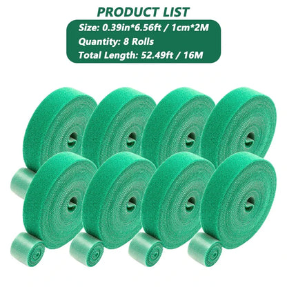 Garden Tape Nylon Cable Tie for Plants Flowers Growing Climbing Reusable Plant Support Hook-and-loop Fastener Garden Accessories