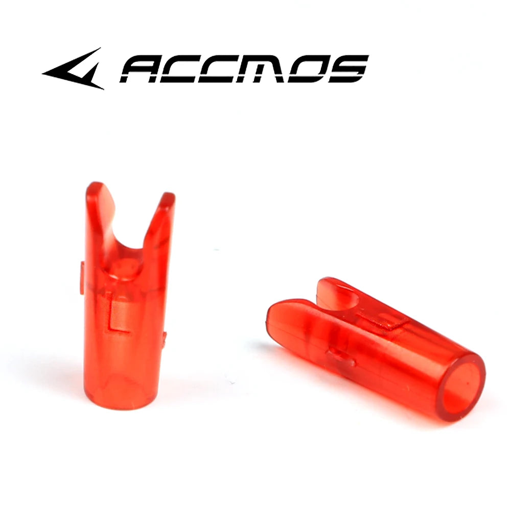 50pcs Archery ID3.2/4.2/6.2/5.2/8mm Arrow Aluminum Pin or Plastic L Nock Carbon Arrow Shaft Compound Bow Fiber Hunting Shooting