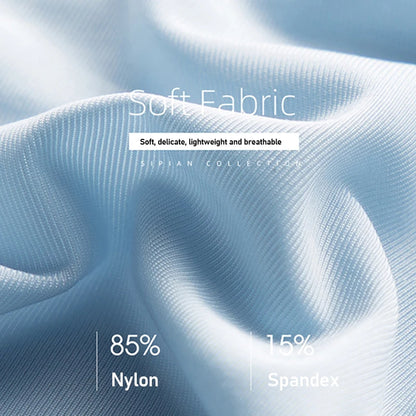 3Pcs/Lot Men's Summer Ultra-thin Boxers Briefs Ice Silk Seamless Underwear Sexy Lingerie Underpants Shorts Breathable Panties