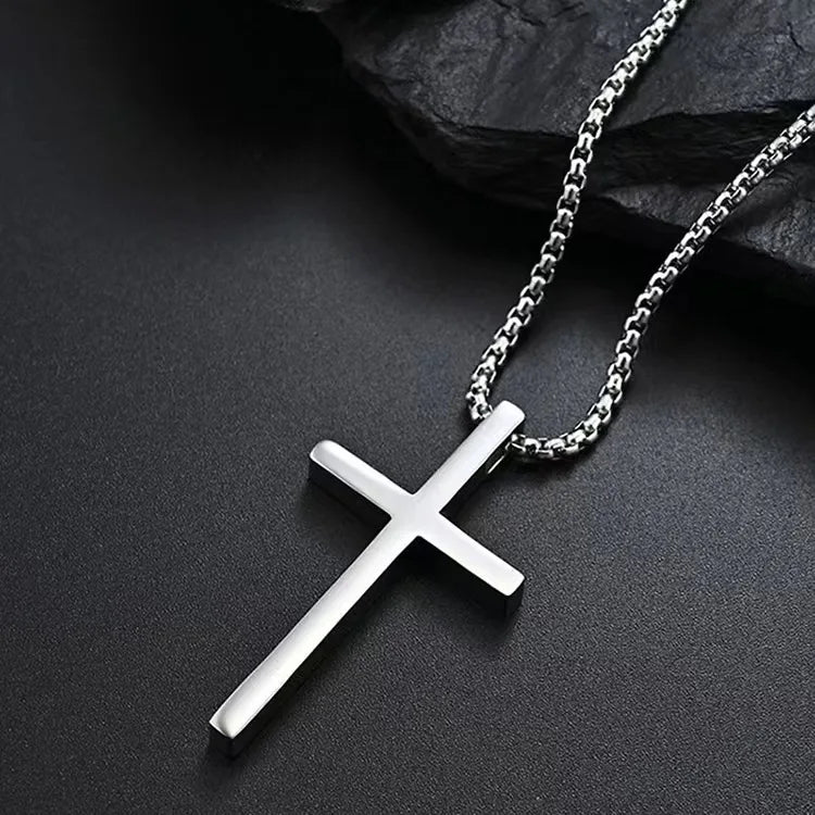 Summer Black Rhinestone Cross Jesus Pendant Choker Necklace for Women Punk Vintage Double Layers Chain 2025 Neck Boho Jewelry
