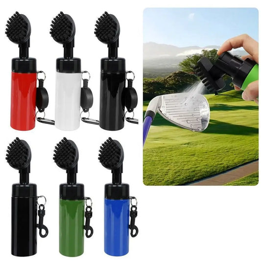 Leakproof Golf Club Groove Water Brush Nozzle Design Lightweight Golf Club Head Cleaning Brush with Leakproof Reservoir Tube