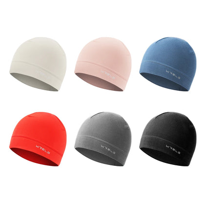 WRELS?Winter Cycling Cap Windproof Keep Warm Skiing Cap Road Cycling Warm Hat Snow Outdoor Sport Thermal Fleece Running Headband