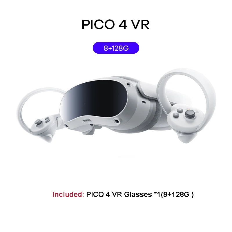 Pico 4 PRO VR Streaming Game Glasses Advanced All In One Virtual Reality Headset Display 55 Freely Popular Games 256GB 3D 8K