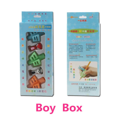 1/3pcs Children Writing Pencil Pan Holder Kids Learning Practise Silicone Pen Aid Grip Posture Correction Device for Students