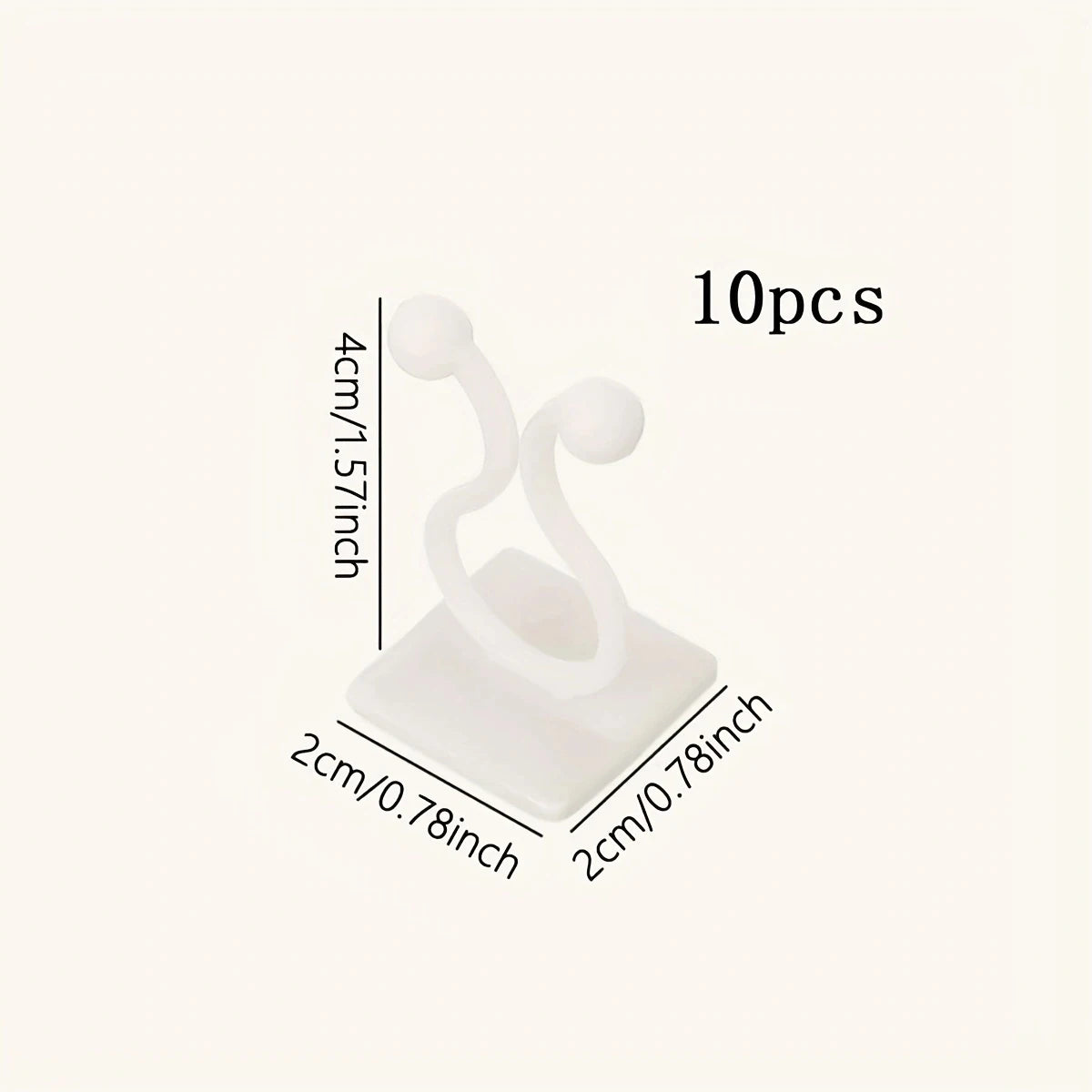 10pcs-Home Garden Plant Climbing Wall Fixture Clips Rattan Vine Fixer Self-Adhesive Plant Climbing Wall Fixed Buckle Hook