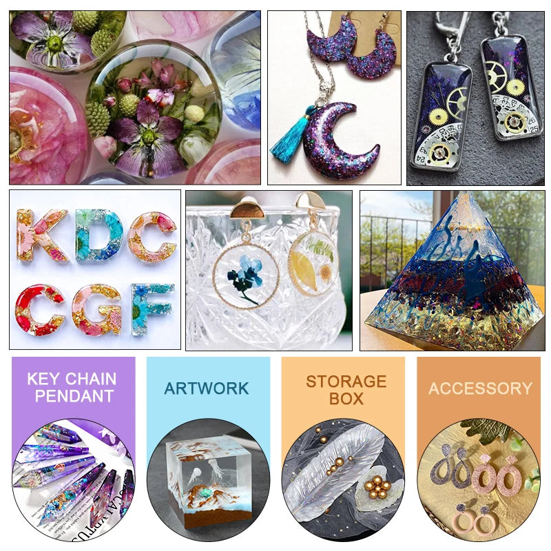 100g/250g Clear UV Resin Hard Type One Minute Ultraviolet Solar Fast Curing Epoxy Resin Glue for Casting Molds Jewelry Craft DIY