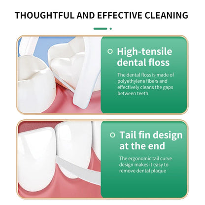 1/2/3/5/10 Box Portable Disposable Dental Floss Plastic Toothpick High-tension Dental Floss Stick Dental Floss Box ?Oral Care