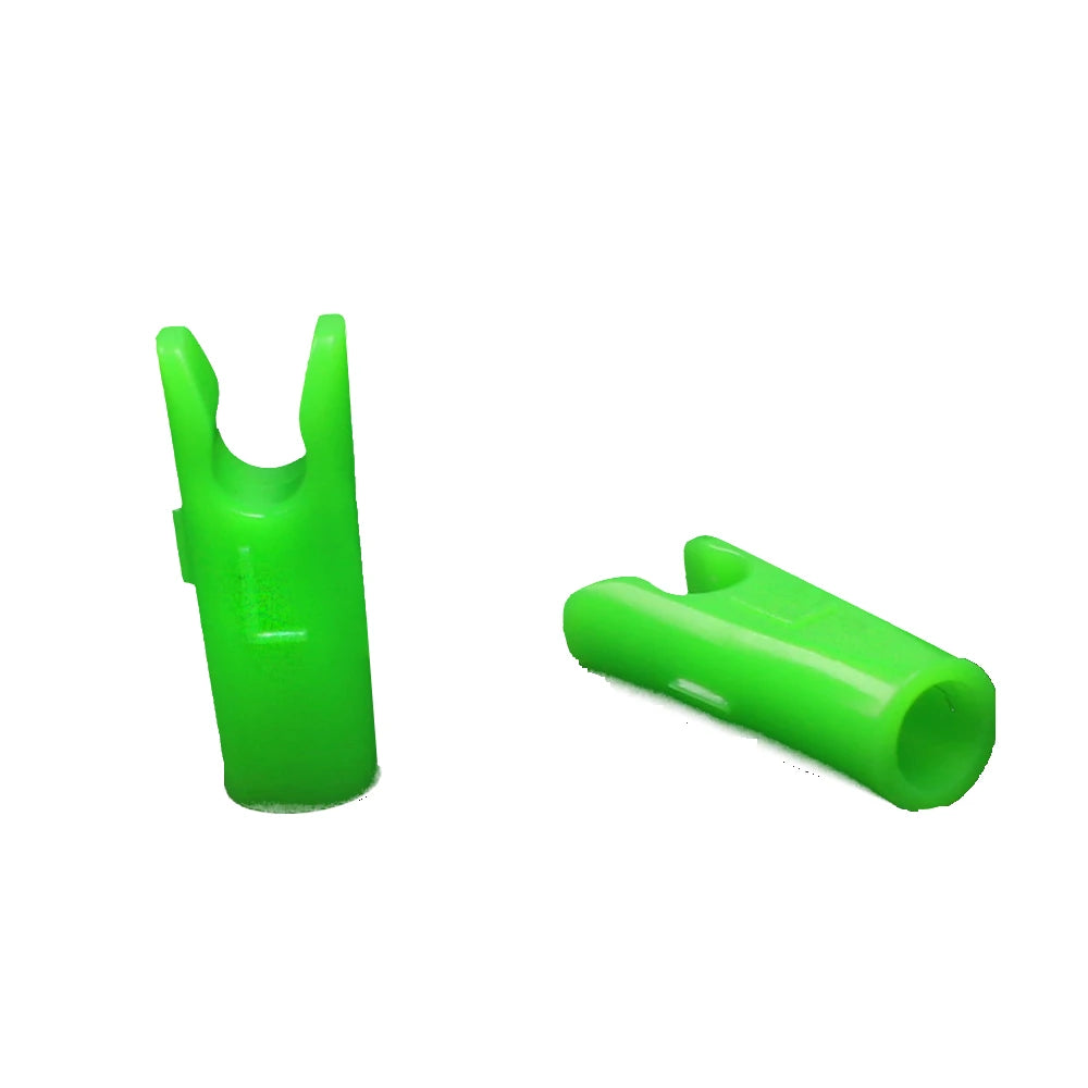 50pcs Archery ID3.2/4.2/6.2/5.2/8mm Arrow Aluminum Pin or Plastic L Nock Carbon Arrow Shaft Compound Bow Fiber Hunting Shooting