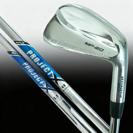 Golf Clubs mp-20Golf Irons Men Right Handed Irons Set Project X Steel Shafts 5.0/5.5/6.0/6.5 Flex 3-9 P  /8Pc
