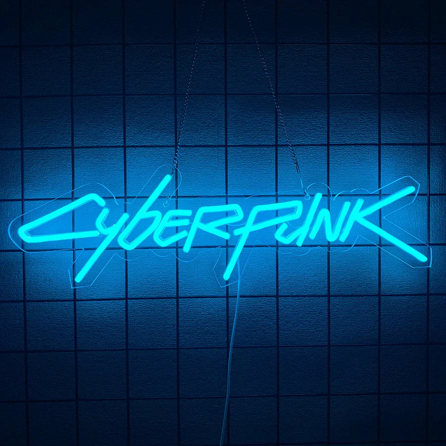 Game Cyberpunk Edge Runner Neon Sign for Game Zone Decor,Led Lights for Man Cave Gaming Room Internet Bar or Bedroom Decor