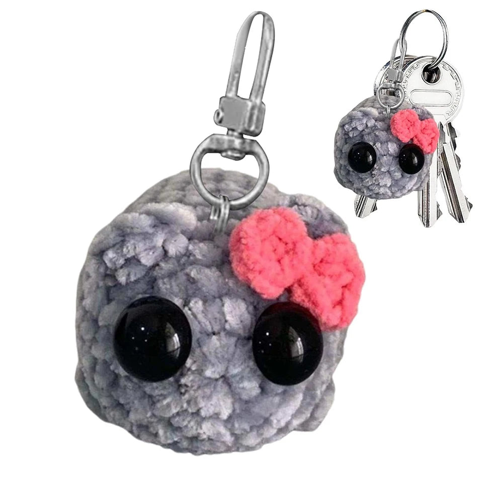 ZAKOL Sad Hamster Violin Song Plush Keychain Bag Charm Funny Cute 2024 Tiktok Key Ring Accessories Gift for Girlfriend