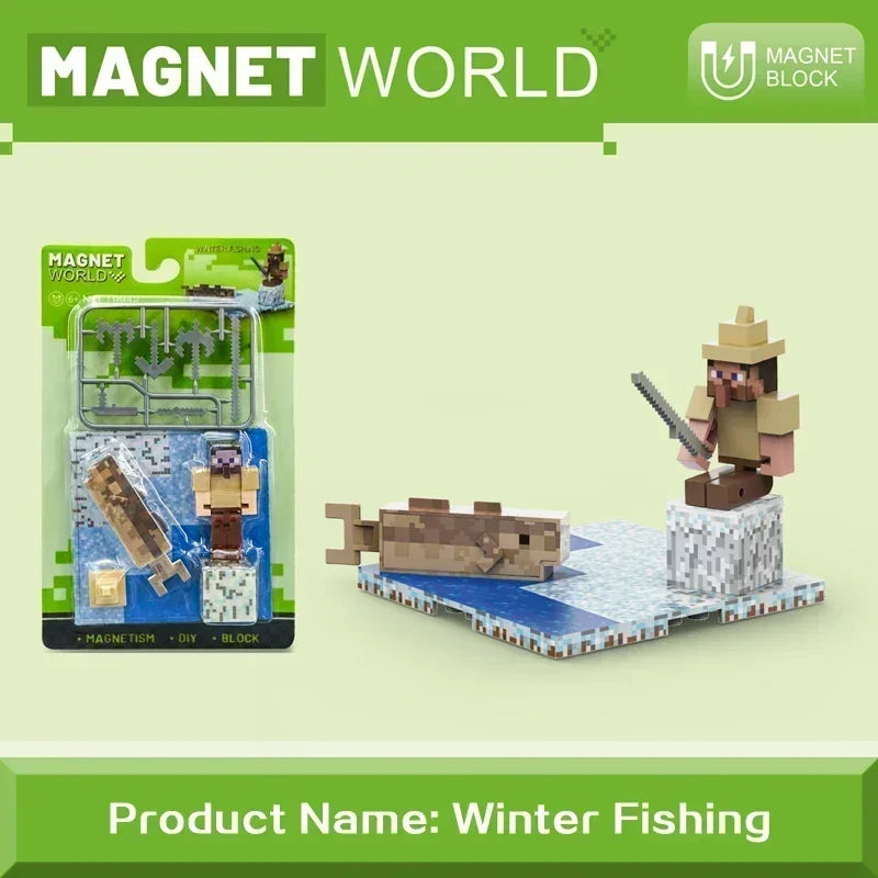 Magnetic Building Blocks Toys Gifts Magnetic Baseplate Role Children Magnet Brick Set Age 6+ DIY Strong Magnet Base Plate Toy