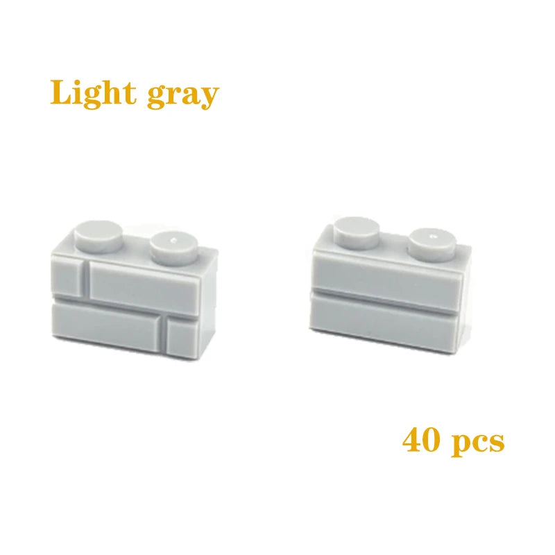 DIY Building Blocks Figures City MOC Thick Wall Bricks Educational Creative Toys for Children Size Compatible with All Brands