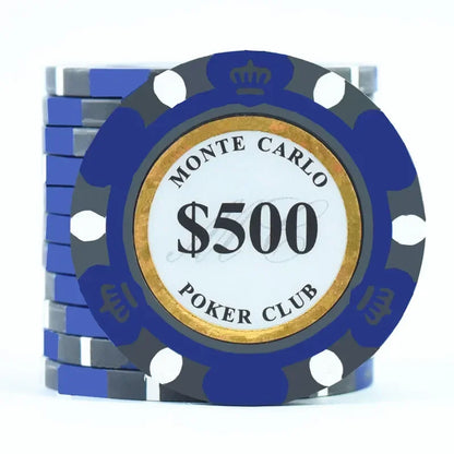 Monte Dollar Carlo Coins 10pcs Golden Clay Poker Chips Casino Coins 14gram Clay Coin Poker Chips Entertainment