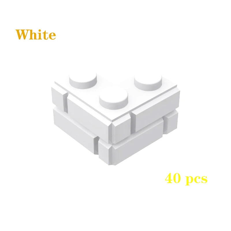 DIY Building Blocks Figures City MOC Thick Wall Bricks Educational Creative Toys for Children Size Compatible with All Brands