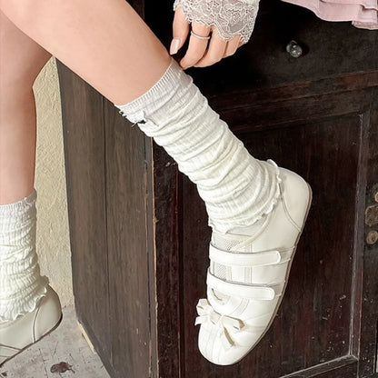 2025 New Spring Mary Jane Cross Strap Flats Shoes Women Fashion Elegant Round Toe Ladies Comfort Soft Sole Ballerinas Shoes