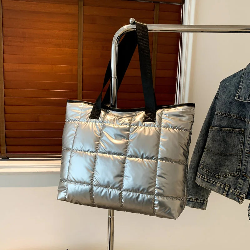 Fashionable Large Capacity Tote Bag Autumn Winter New Style Versatile Single Shoulder Underarm Bag Handbag for Women