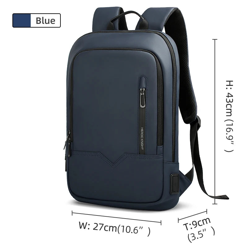 HcanKcan Business Backpack Men's 14 Inch Laptop BackPack Multifunction Waterproof light weight Bag Casual Backpacks For women