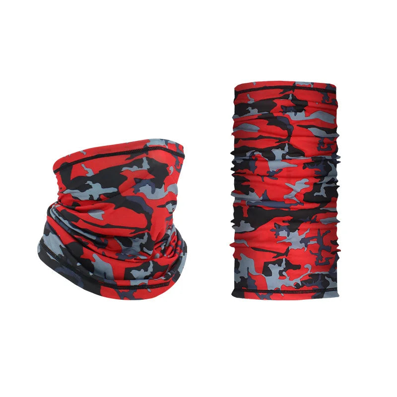 Outdoor Sport Bandana Military Tube Scarf Fishing Cycling Tactical Hiking Face Cover Neck Gaiter Half Mask Headband Men Women
