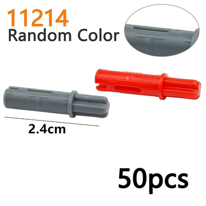 MOC Bolt Pin with Friction Peg Cross Axle Technical Building Blocks DIY Connector Bricks Compatible 2780 3673 77765 32556  32054