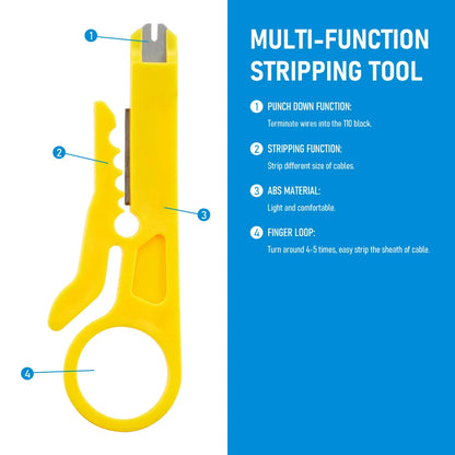 Cable Stripping Wire Cutter Crimping Tool Multi Stripper Knife Crimper Pliers Mini Portable Decrustation Electrical Straight