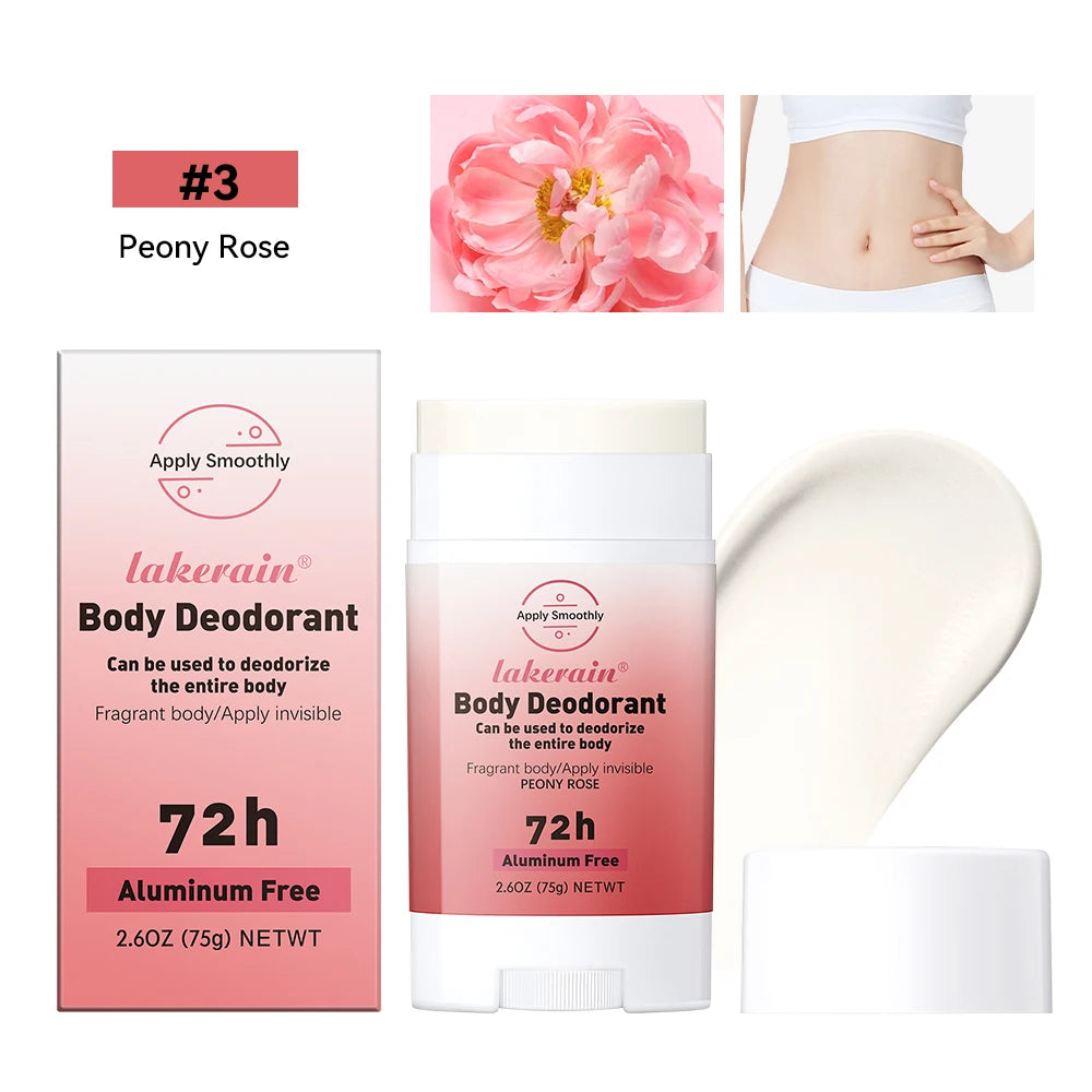 Long-term Fresh Fragrance Whole Body Deodorant Body Balm Deodorant For Men &Women To Remove Body Odor, 72 Hours Of Odor Control