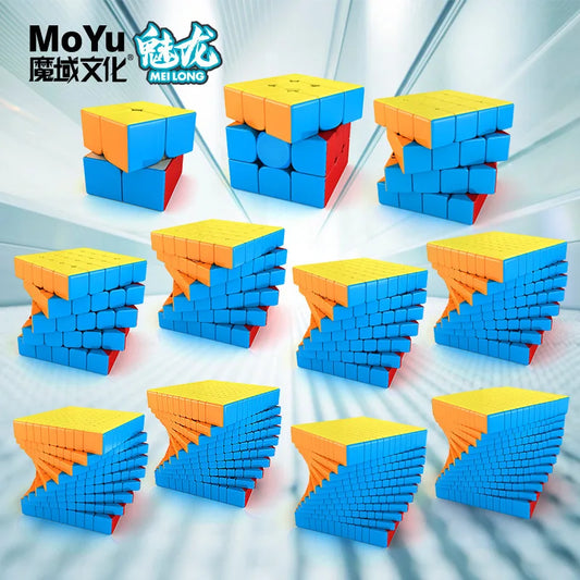 Moyu Meilong Series Magic Cube MFJS Special-shaped Meilong 2x2 3x3 4x4 5x5 Puzzle Kids Toys Gift Pyraminx Skewb Cubo Magico