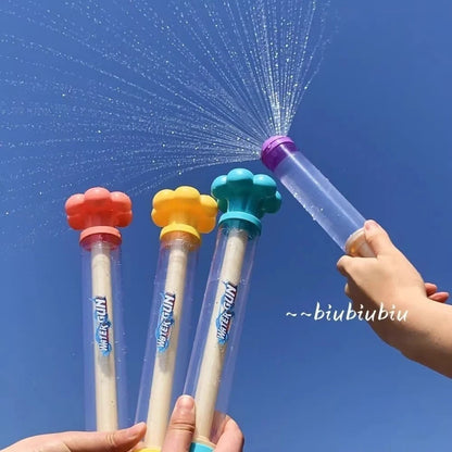 Fireworks Spray Water Pull-Back Water Gun Outdoor Splash Games for Pool Lawn Activities Kids Summer Interactive Water Spray Toys