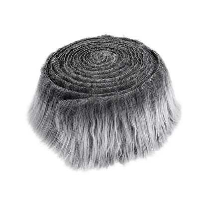 Faux Fur Fabric Costume Soft Artificial Fabric for Dwarf Decoration Clothing Gnomes Beard Hair Cosplay Costume Christmas Tree