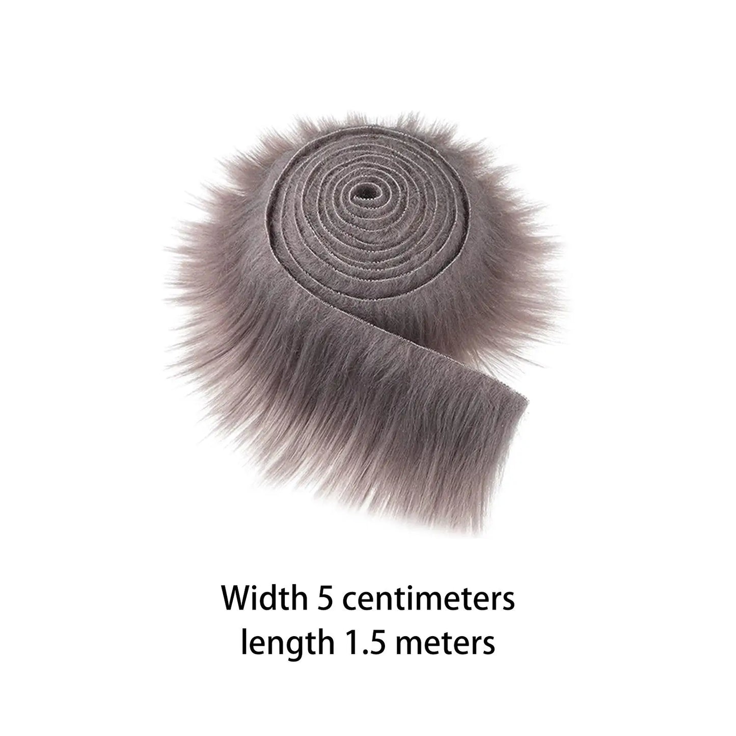 Faux Fur Fabric Costume Soft Artificial Fabric for Dwarf Decoration Clothing Gnomes Beard Hair Cosplay Costume Christmas Tree