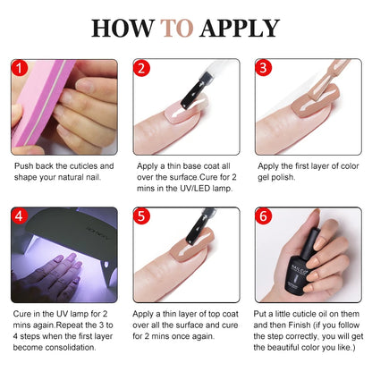 NAILCO 131Colors Vernis Semi Permanent UV Varnish Gel Nail Polish Nails Art Gel Manicure TOP BASE Varnish Hybrid