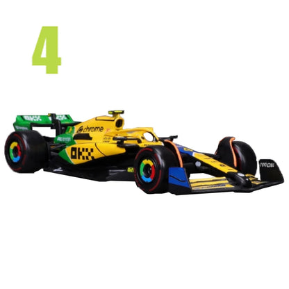 New 2024 F1 Bburago 1:43 Mclaren Mcl38 Miami Gp Monaco Gp Amg W15 F1 Alloy Miniature Diecast Model F1 Champion Mcl38 Toys Gift
