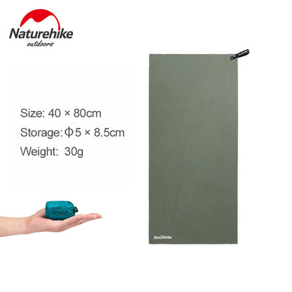 Naturehike Quick Drying Absorbent Bath Towel, Backpacking Hiking, Swimming Towel Compact Travel, Breathable Beach Gym Yoga Towel