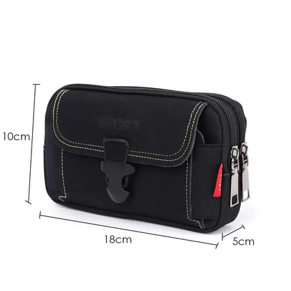 Unisex Belt Pouch Mobile Phone Bag for Men Phone Holster Bag Molle Waist Bag Pack Small Tactical Duty Belt Backpack Card Holder