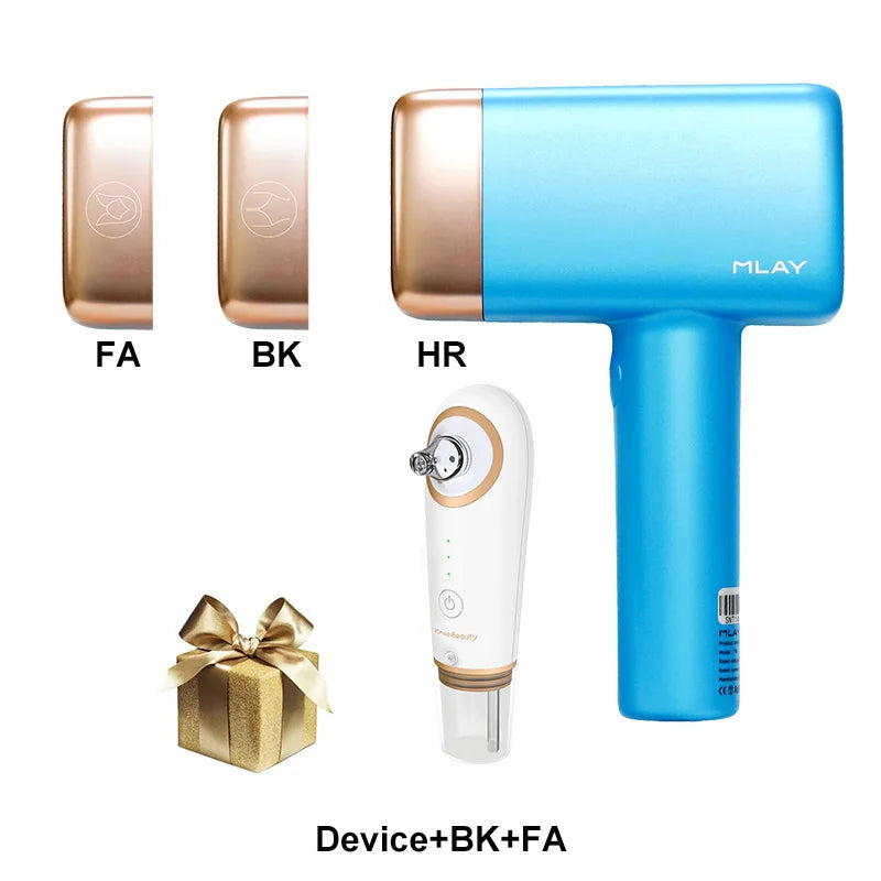 MLAY T14 Laser Hair Removal Permanent Malay IPL Epilator Ice Cool Painless Depilador a Laser 500000 Flashes Face Body Epilator