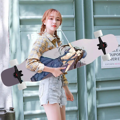 Beginner skateboard maple longboard adult street professional transportation four-wheel road board youth skateboard
