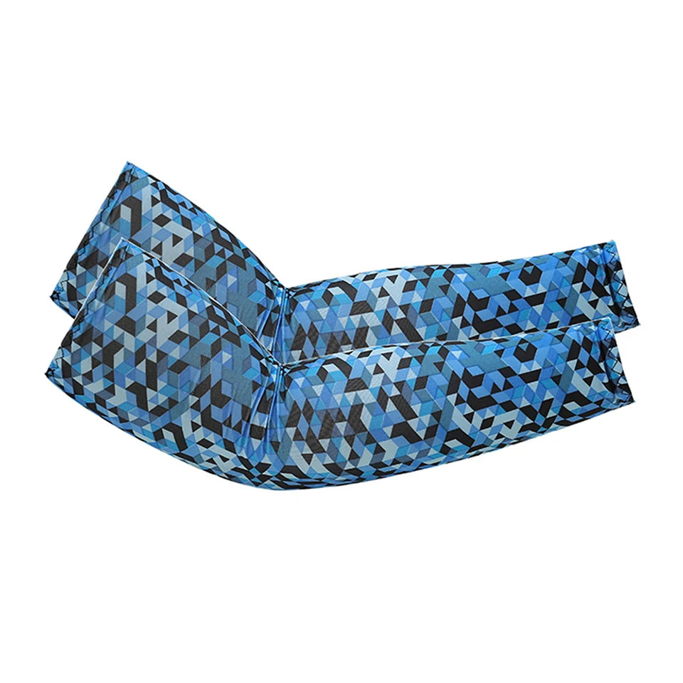 GTUBIKE 2Pcs Unisex Cooling Arm Sleeves Cover Sports Running UV Sun Protection Outdoor Fishing Cycling Sleeves for Hide Tattoos