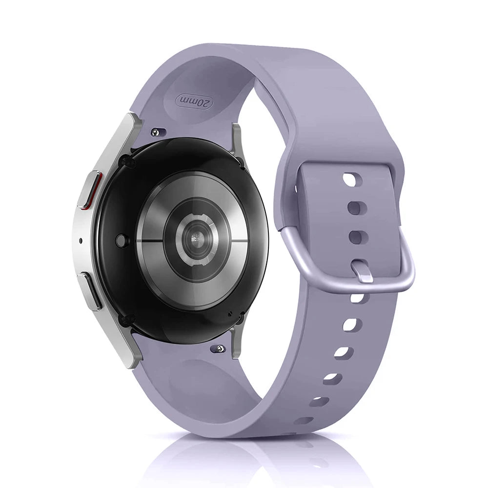 Silicone Strap For Samsung Galaxy Watch 7 6 5 4 44mm 40mm pro 45mm Sport 20mm Watchband Bracelet Galaxy Watch6 Classic 43mm 47mm